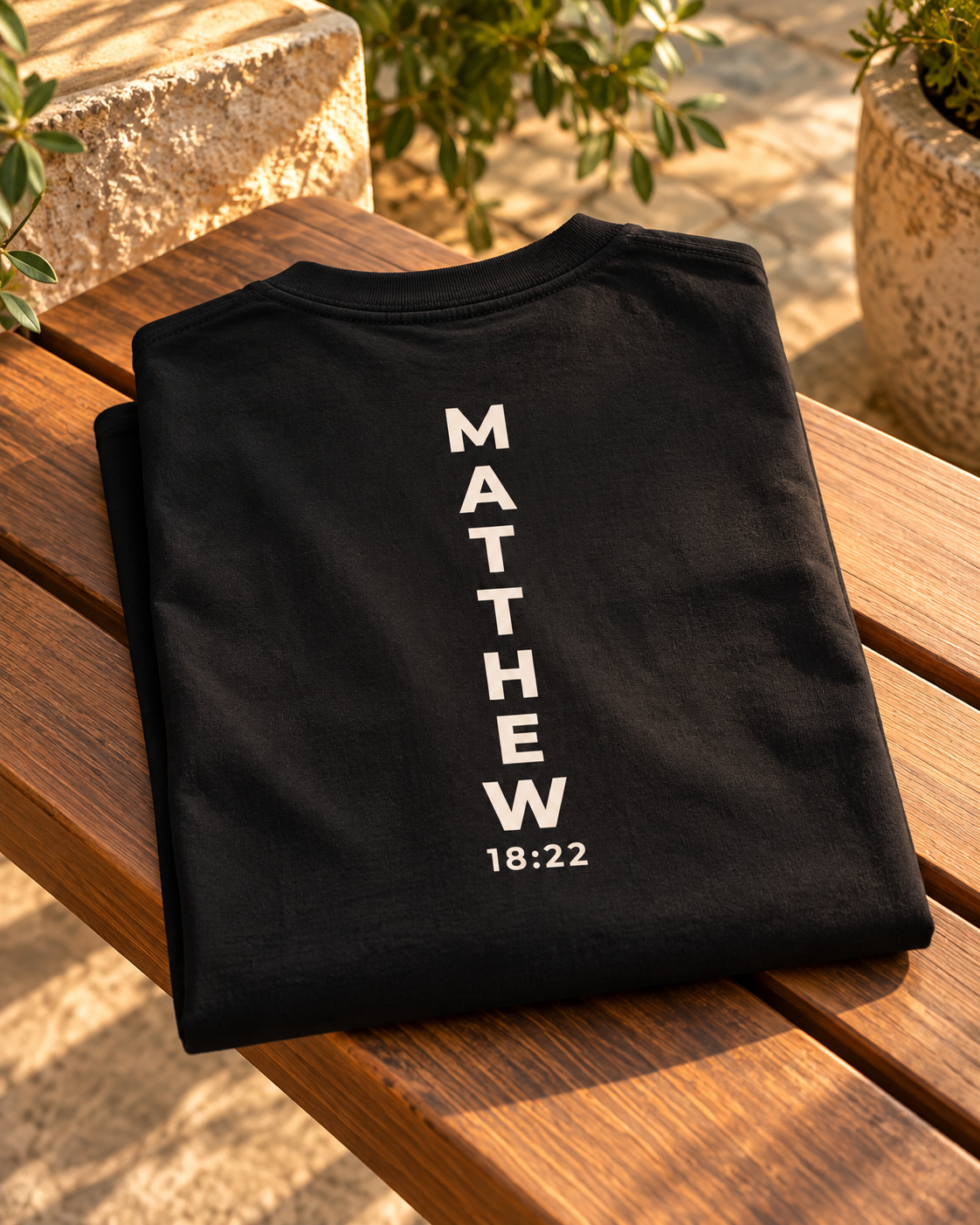 Matthew 18:22. Garment-Dyed Tee