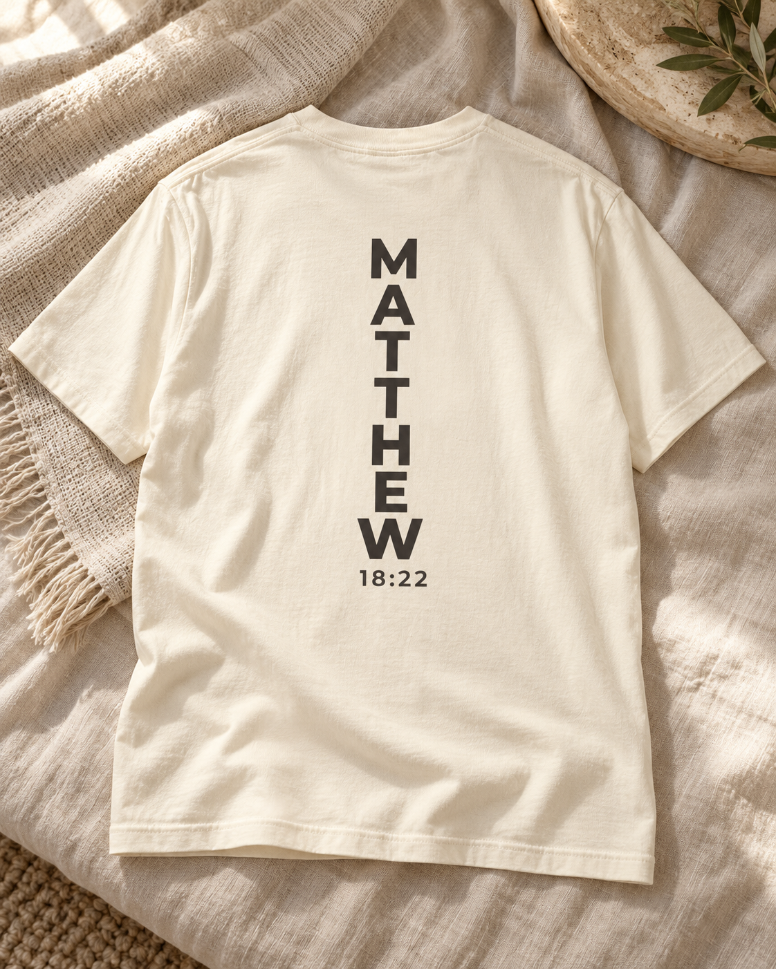 Matthew 18:22. Garment-Dyed Tee