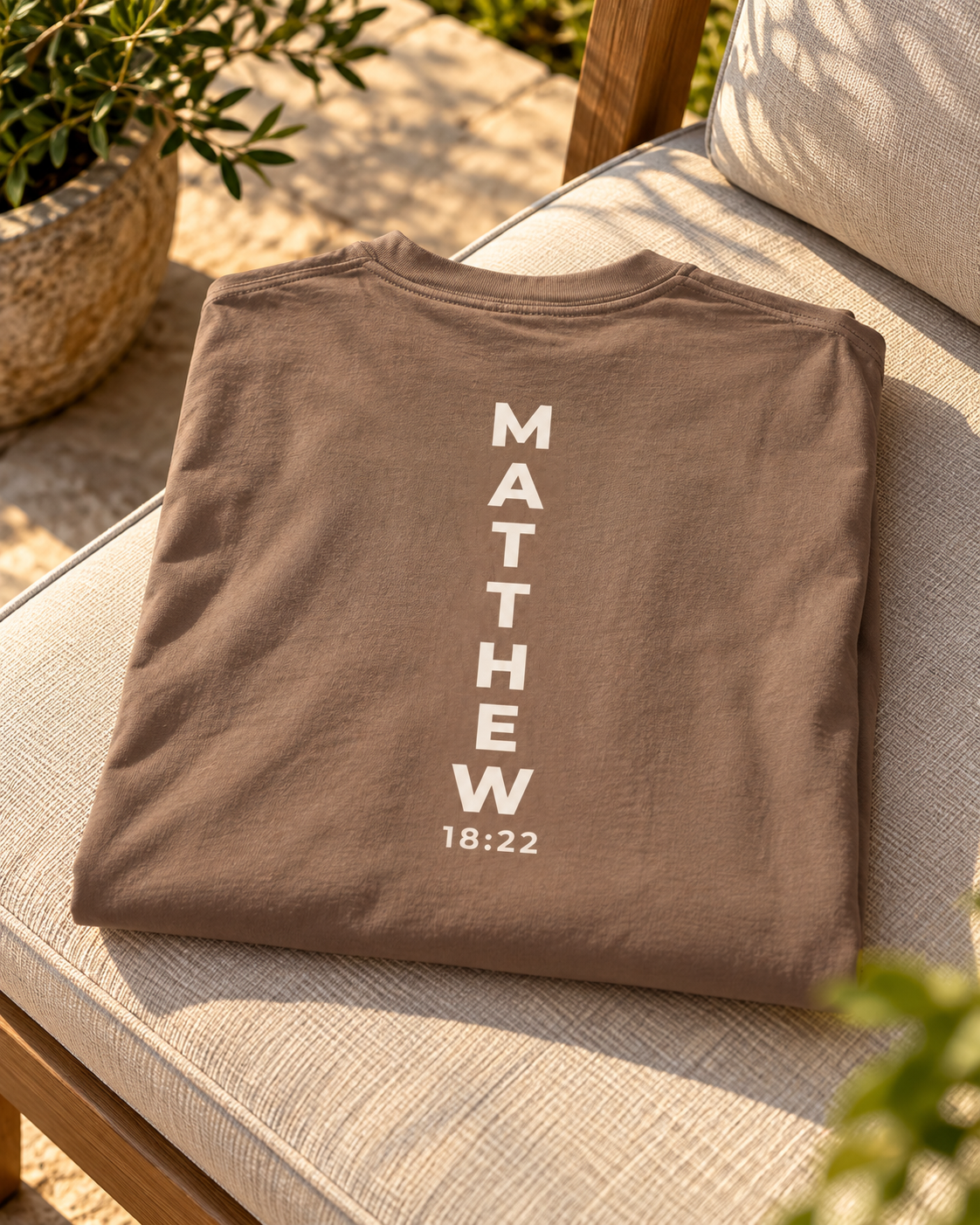 Matthew 18:22. Garment-Dyed Tee