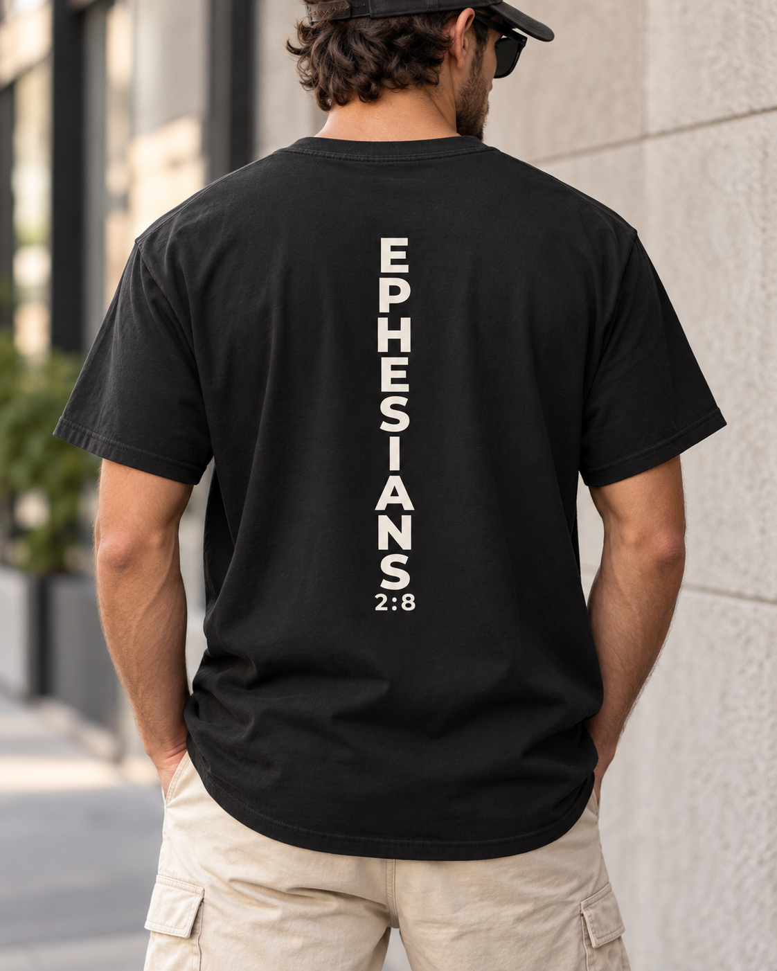 Ephesians 2:8. Grace Garment-Dyed Tee