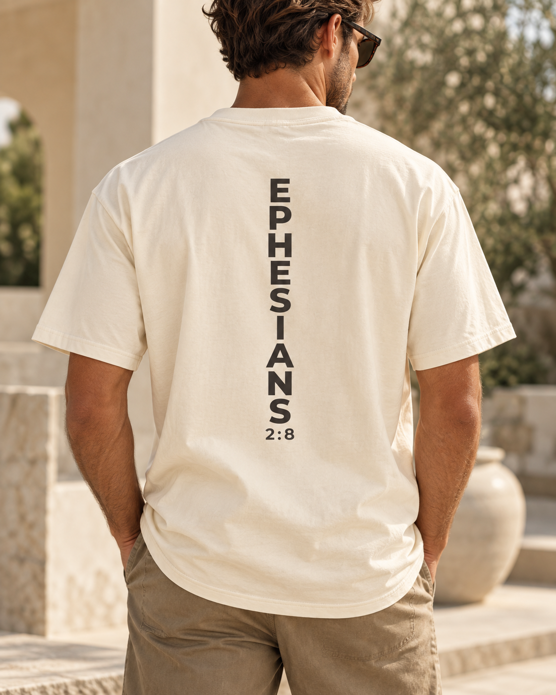 Ephesians 2:8. Grace Garment-Dyed Tee