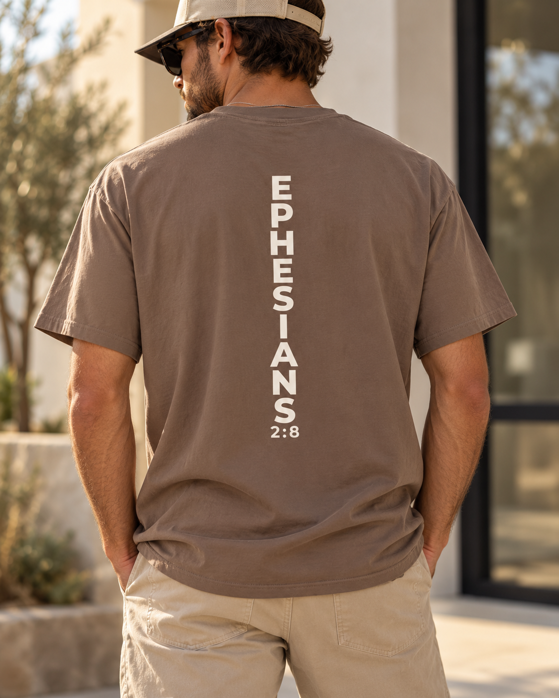 Ephesians 2:8. Grace Garment-Dyed Tee