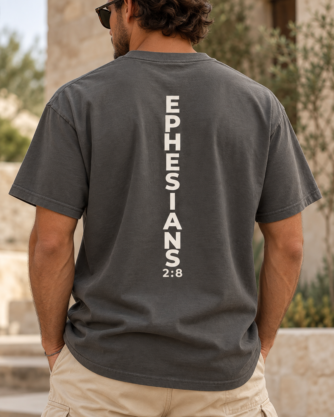 Ephesians 2:8. Grace Garment-Dyed Tee