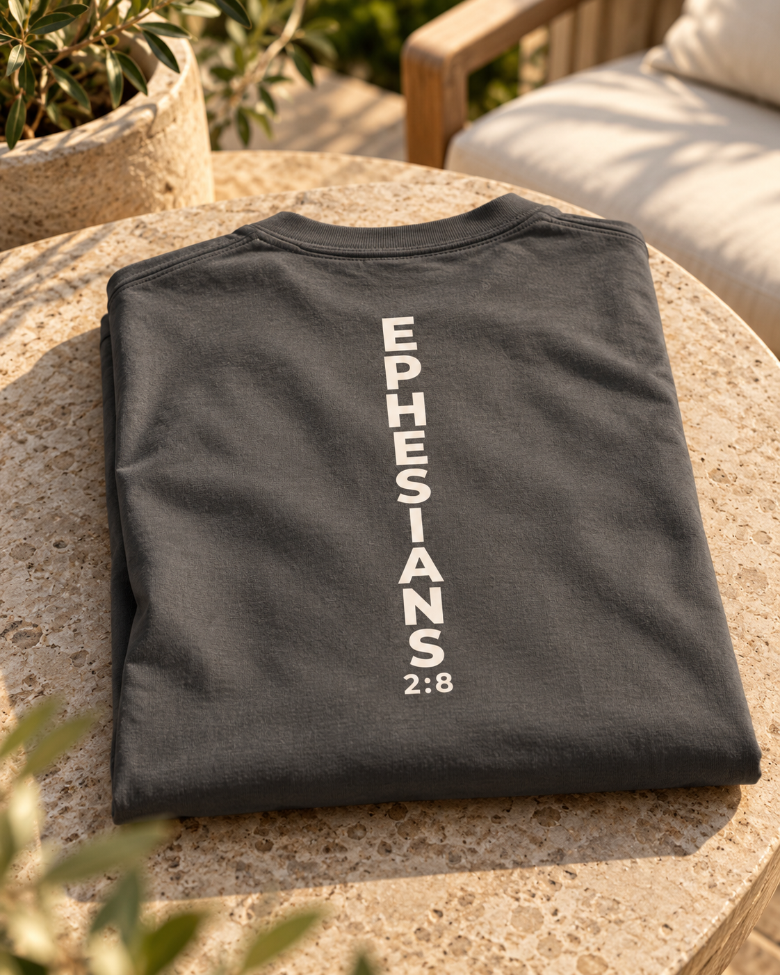 Ephesians 2:8. Grace Garment-Dyed Tee