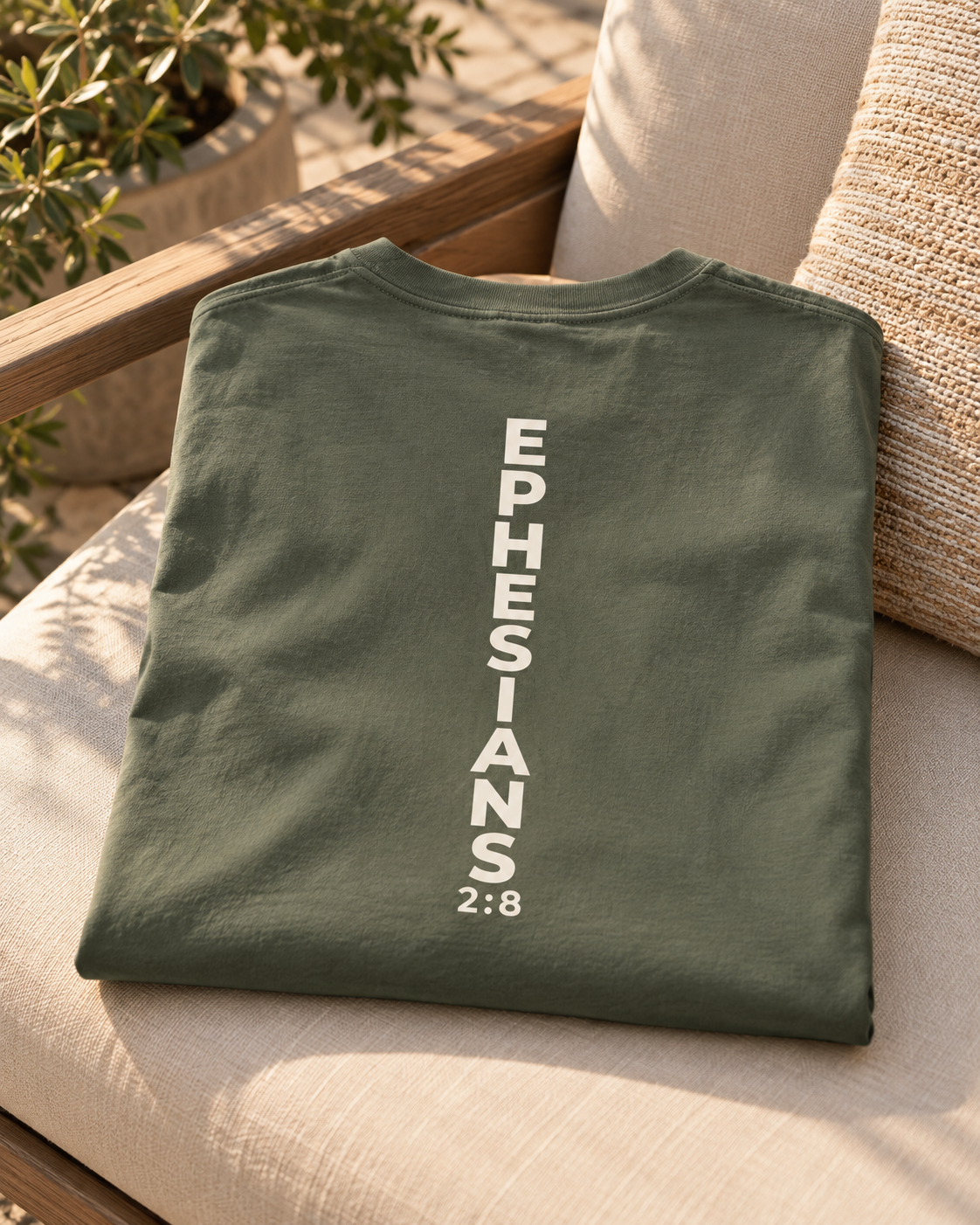 Ephesians 2:8. Grace Garment-Dyed Tee