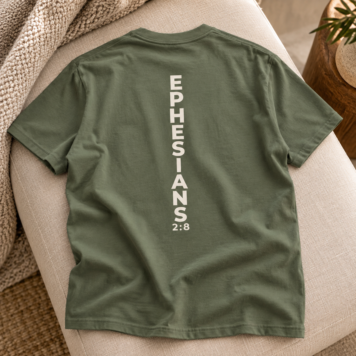 Ephesians 2:8. Grace Garment-Dyed Tee