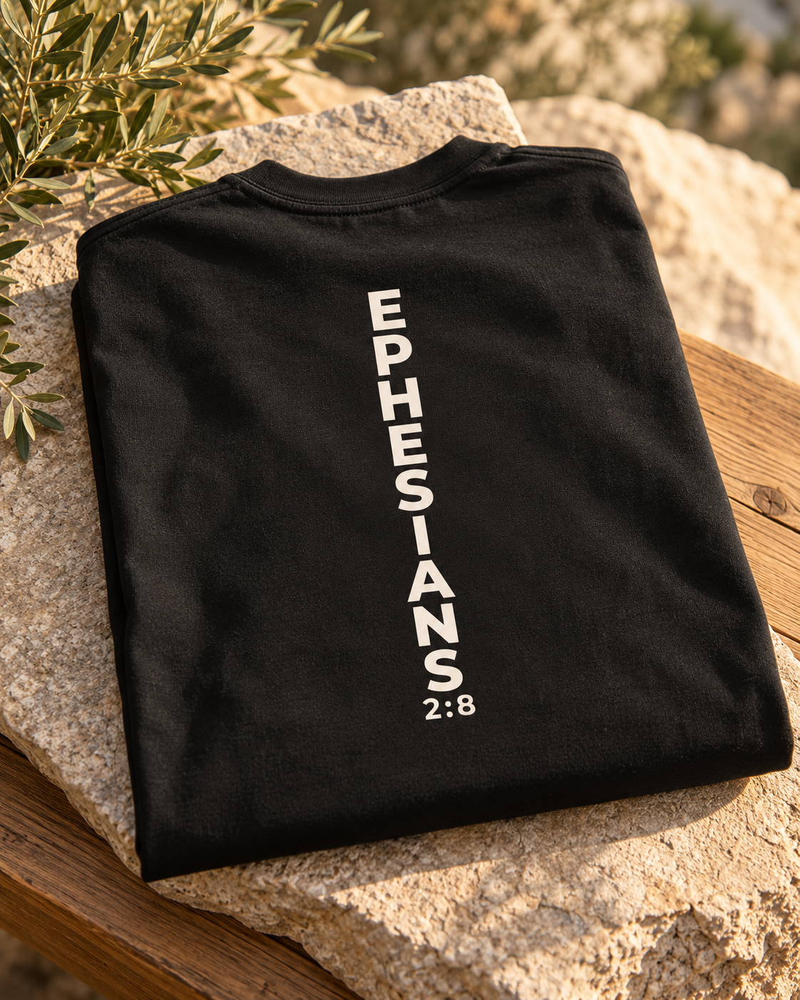 Ephesians 2:8. Grace Garment-Dyed Tee