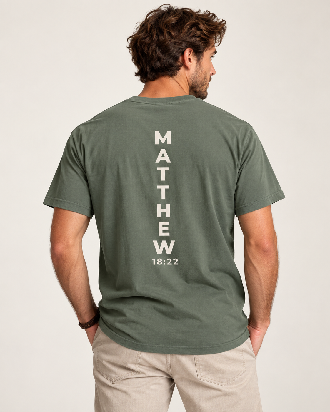 Matthew 18:22. Garment-Dyed Tee