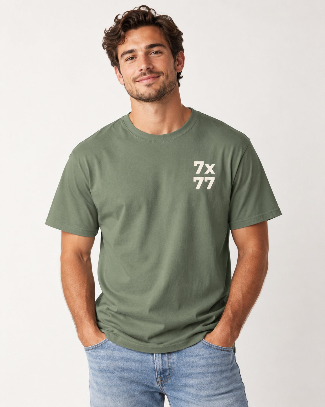Matthew 18:22. Garment-Dyed Tee